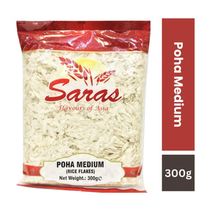 Saras Poha Medium 300G (Rice Flakes)