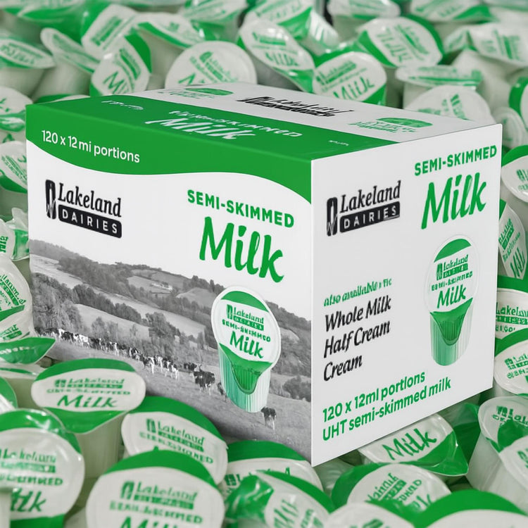 Lakeland Semi-Skimmed Milk Pods 12ml (Pack of 120)