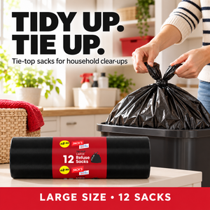 Jack's 12 Tie-Top Large Refuse Sacks