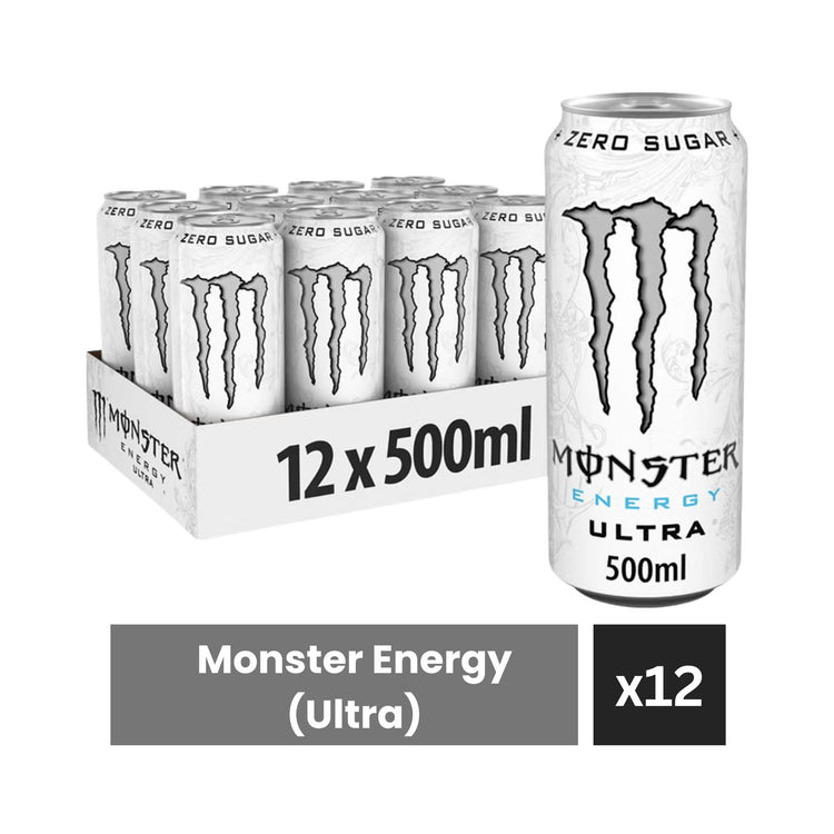Monster Energy Drink Ultra 500ml (Pack of 12)