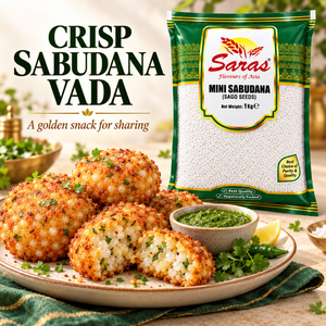 Saras Small Sago Seeds (Sabudana) 1kg