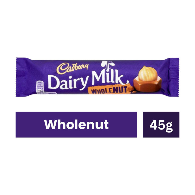 Cadbury Dairy Milk Wholenut Chocolate Bar - 45g