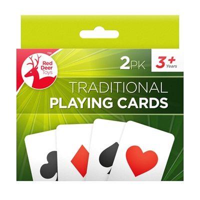 Standard Plastic Coated Playing Cards - 2 Deck
