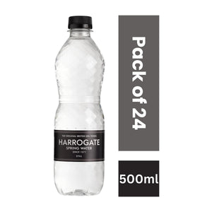 Harrogate Spring Still Natural Mineral Water – 500ml Bottles (Pack of 24) | Pure Spring Water | Refreshing Hydration | Suitable for All Diets