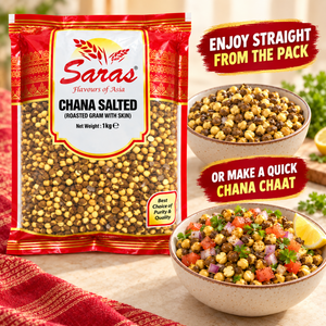 Saras Roasted Chana Salted 1Kg