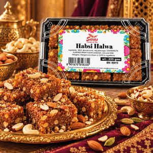 Saras Habshi Halwa 225g | Traditional Indian Black Halwa | Mithai
