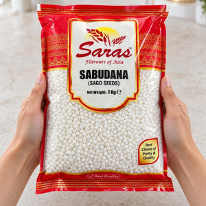 Saras Sago Seeds (Sabudana) 1Kg