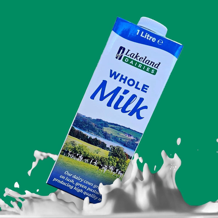 Lakeland Whole Milk 1L - BLUE