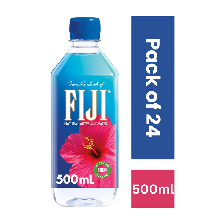 Fiji Natural Artesian Water – 500ml Bottles (Pack of 24) | Premium Still Water | BPA-Free Bottles | Refreshing Hydration | Suitable for All Diets