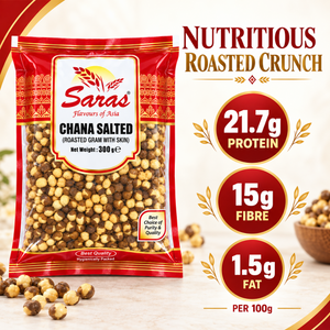 Saras Roasted Chana Salted 300g