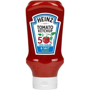 Heinz 50% Less Sugar & Salt Tomato Ketchup 435g