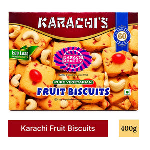 Karachi Bakery Fruit Biscuits 400g | Fruity Indian Bakery Biscuits