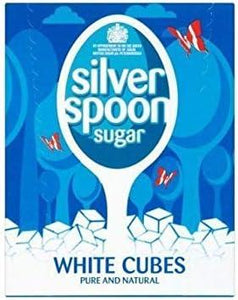 Silver Spoon White Sugar Cubes – 500g | Perfect for Tea, Coffee & Entertaining | Portion-Controlled White Sugar | Great for Guests & Catering