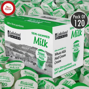 Lakeland Semi-Skimmed Milk Pods 12ml (Pack of 120)