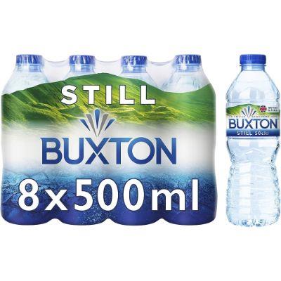 Buxton Still Natural Mineral Water 8 x 50cl