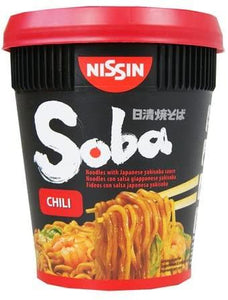 Nissin Soba Chilli Pot Noodle - 8 Pots