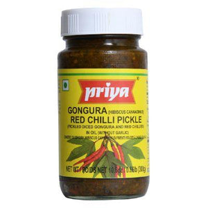 Priya Gongura & Red Chilli Pickle 300g
