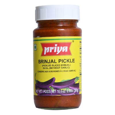 Priya Brinjal Pickle (Without Garlic) 300g