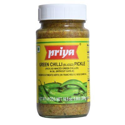 Priya Green Chilli Sliced Pickle 300g