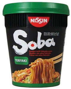 Nissin Soba Teriyaki Flavour Pot Noodles - 8 Cups