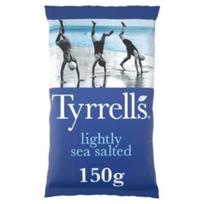 Tyrrells Lightly Sea Salted Crisps150g