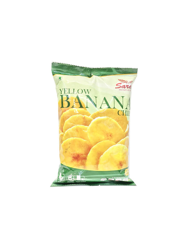 Saras Yellow Banana Chips 150G