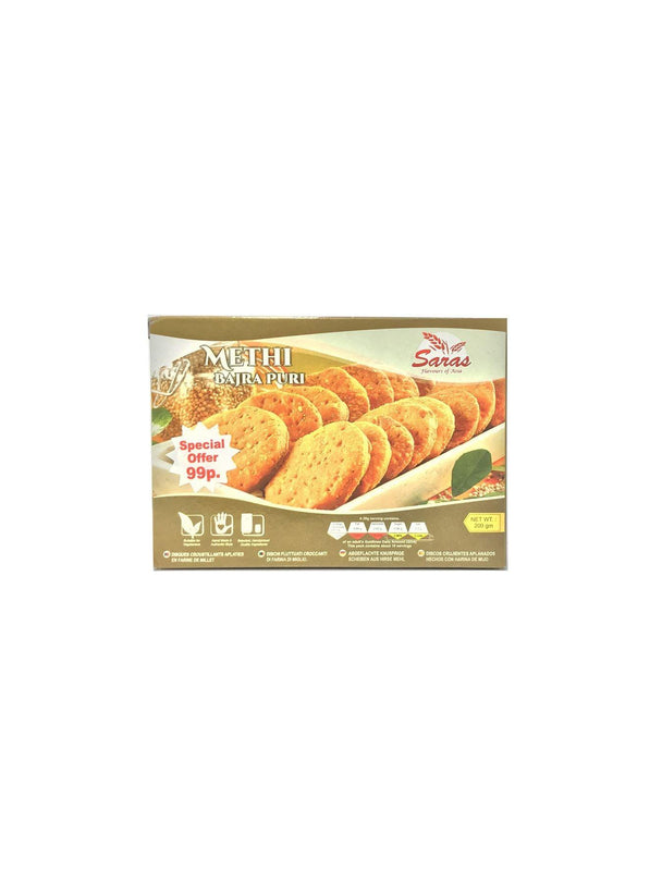 Saras Methi Bajra Puri 200G