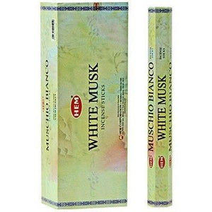 Hem Incese Sticks - White Musk (6 x 20g) -120 Sticks