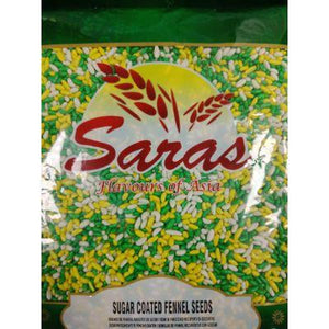 Saras SUGAR COATED Fennel Seeds 100g