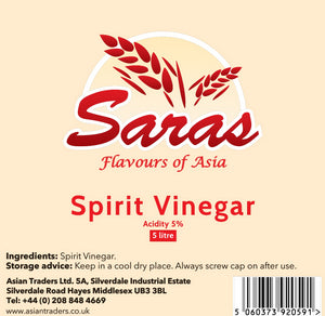 Saras White Vinegar 5L