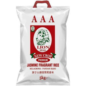 Lion Head AAA Premium Jasmine Fragrant Rice - 5kg