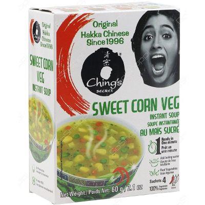 Chings's Secret Sweet Corn Veg Instant Soup 60g