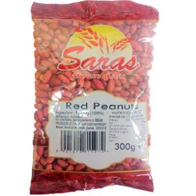 Saras Red Peanuts 300g